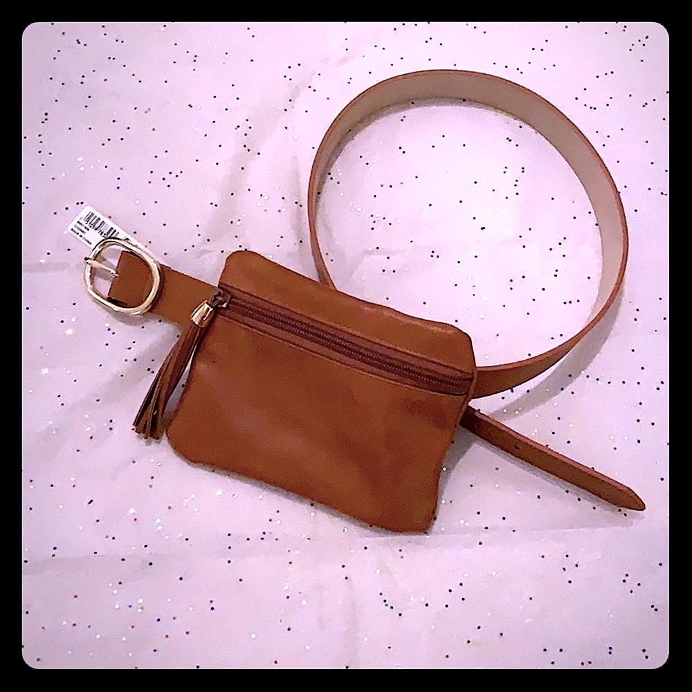Cognac colored belt bag❣️